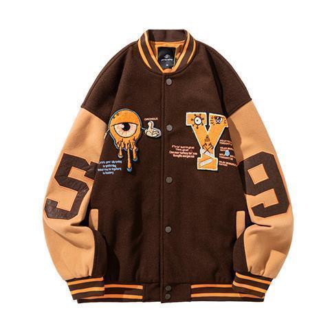 Majesda® - JINGHUAY Brown Jacket outfit ideas, streetwear fashion - majesda.com