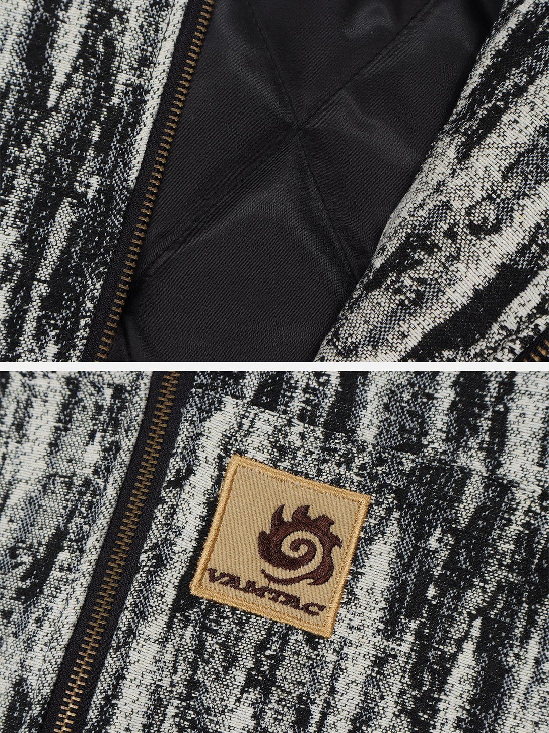 Majesda® - Labeling Embroidery Jacket outfit ideas, streetwear fashion - majesda.com