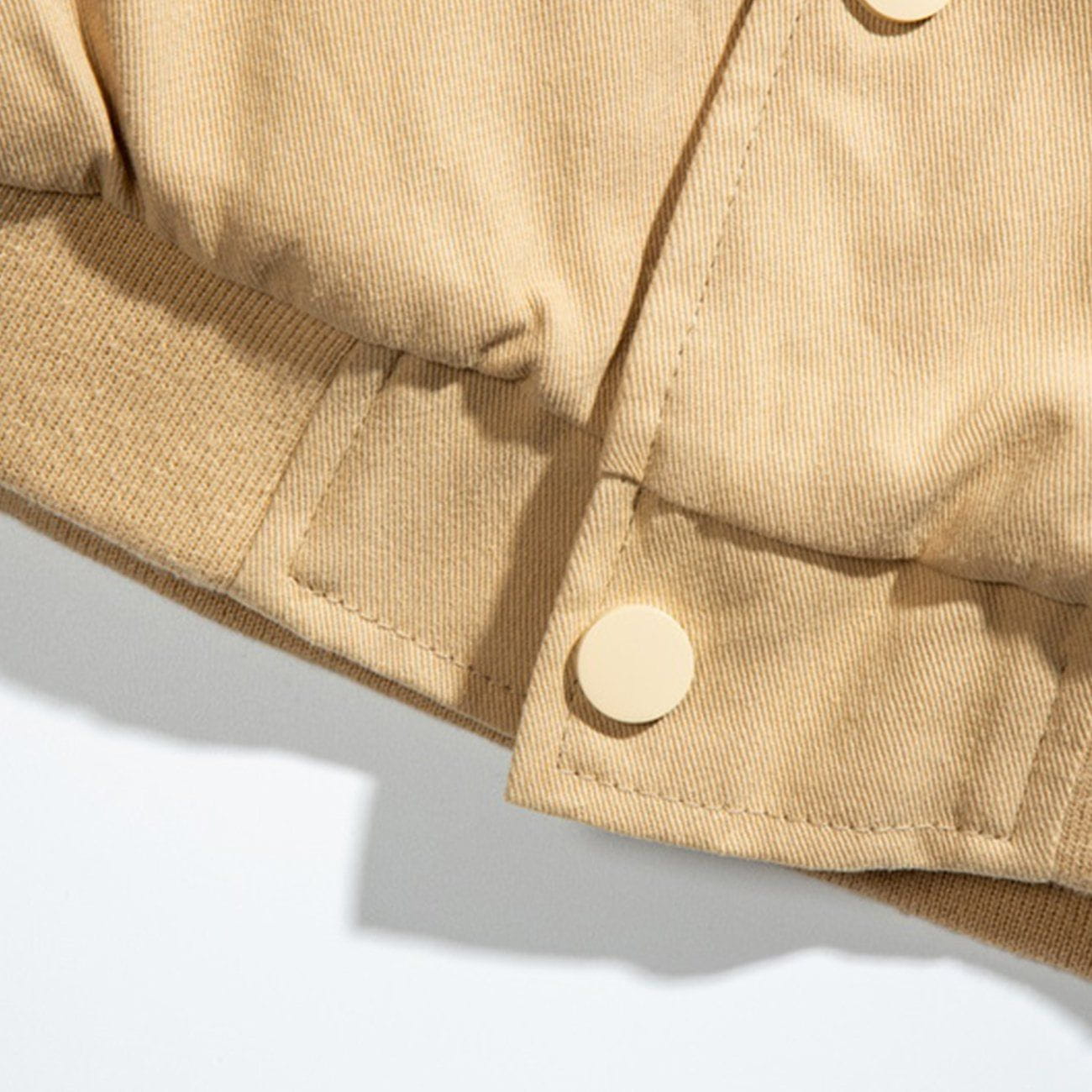 Majesda® - Large Letter Embroidery Jacket outfit ideas, streetwear fashion - majesda.com