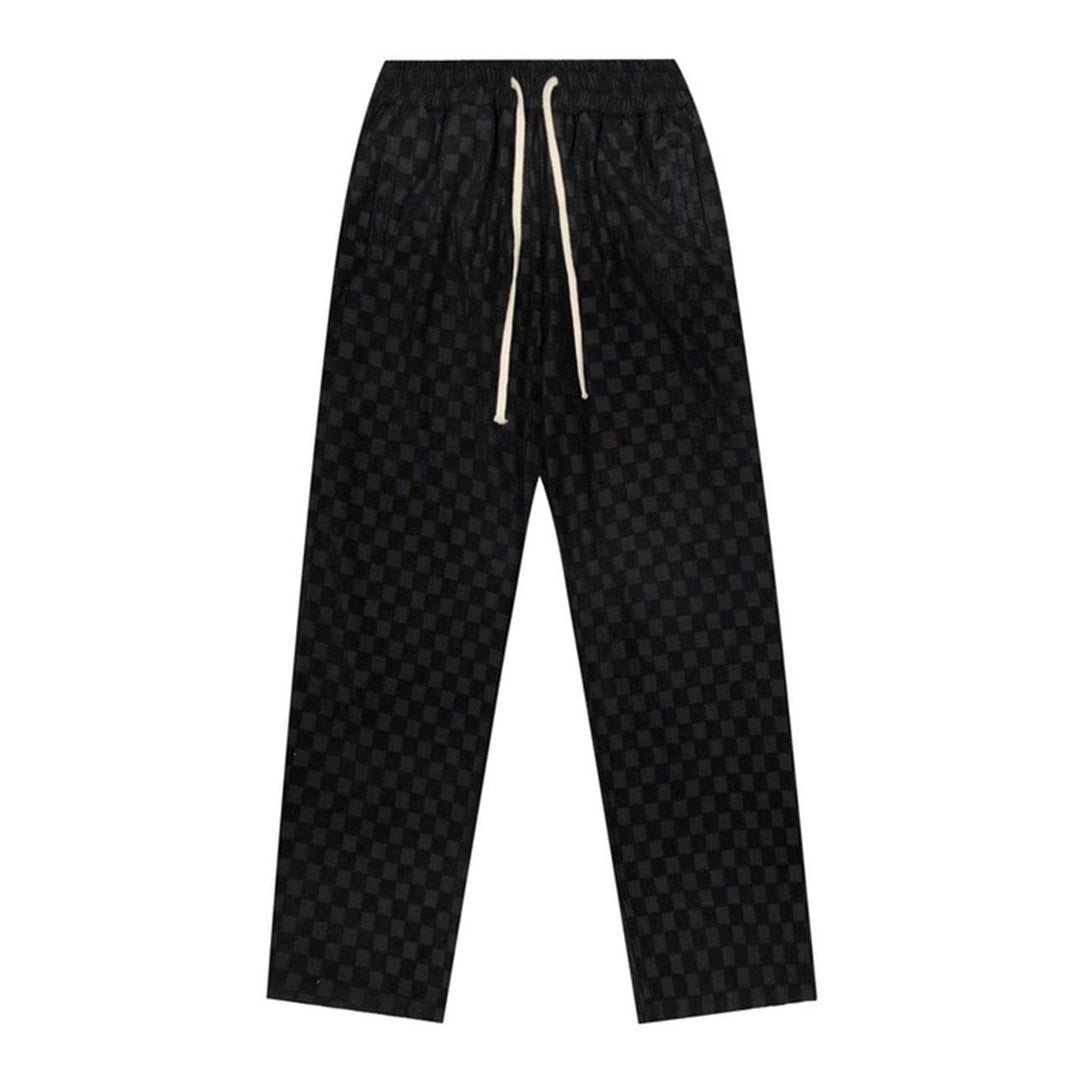 Majesda® - Lattice Side Slit Pants outfit ideas streetwear fashion