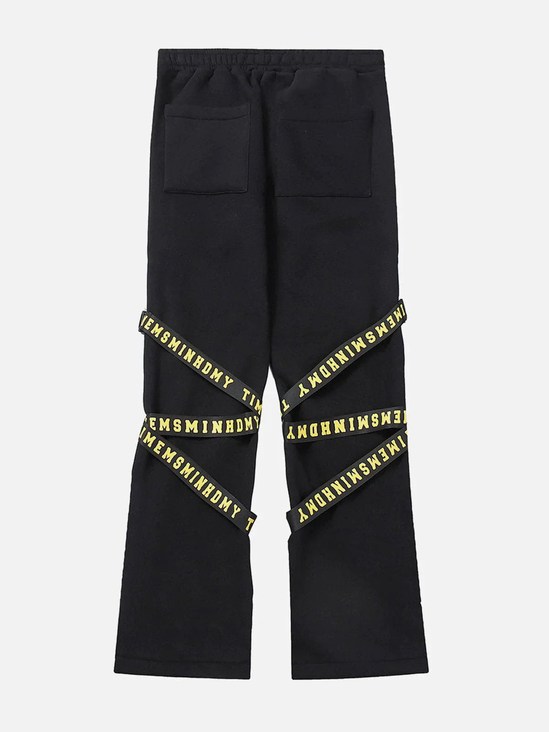 Majesda® - Leg Tie Design Pants outfit ideas streetwear fashion