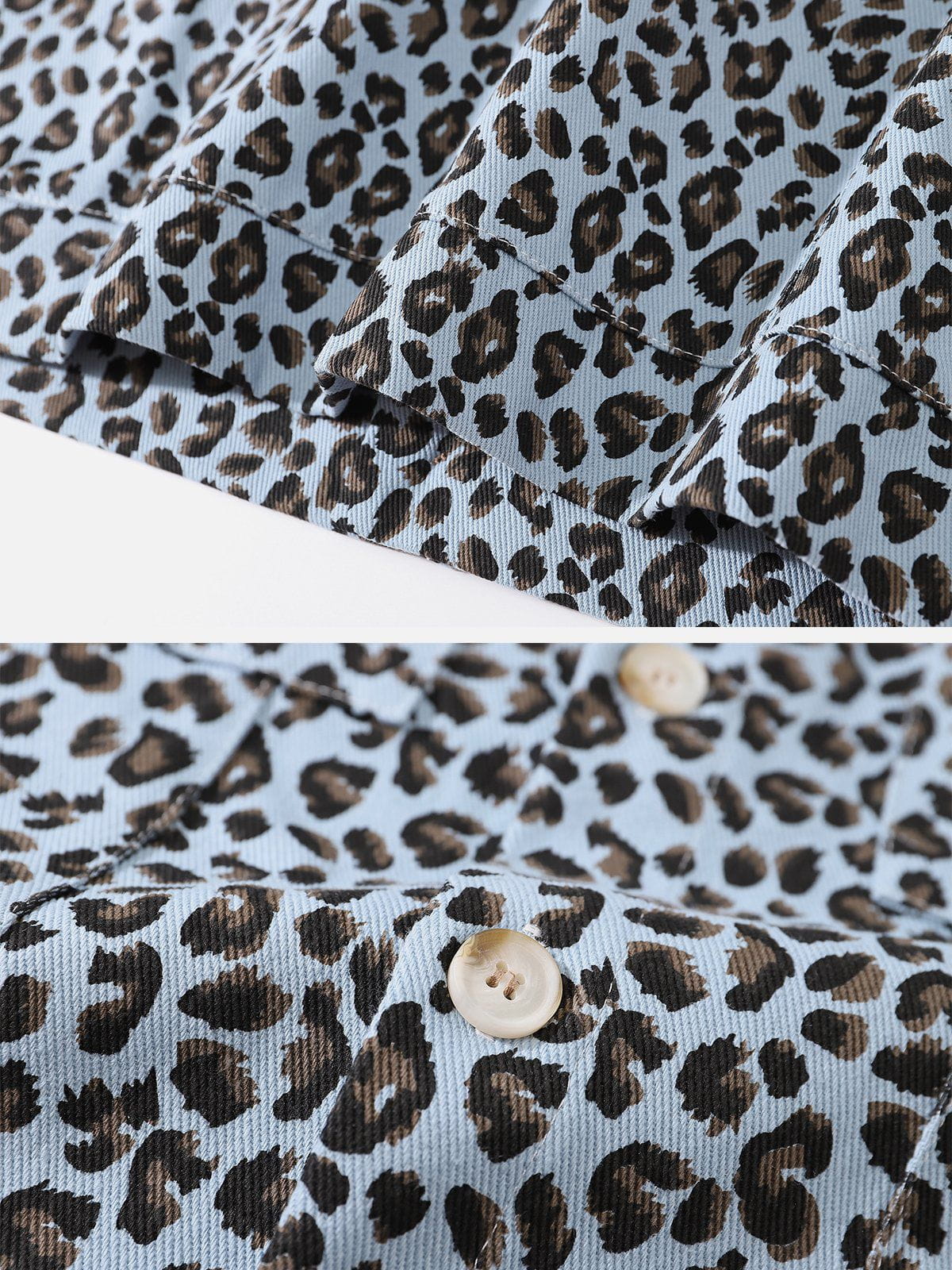 Majesda® - Leopard Print Lapel Jacket outfit ideas, streetwear fashion - majesda.com