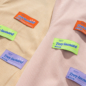 Majesda® - Leopard Tie Letter Label Long-sleeved Shirt outfit ideas streetwear fashion