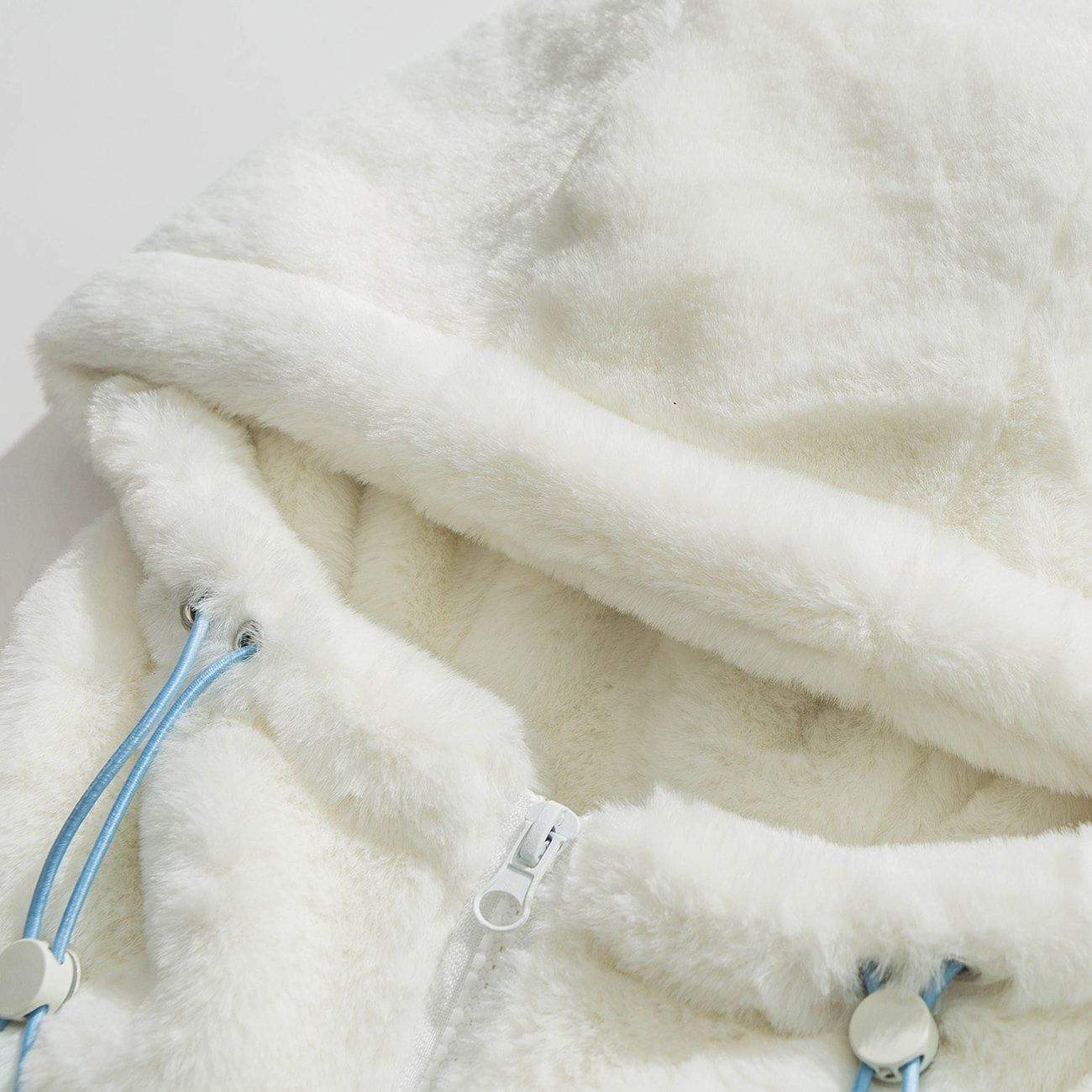 Majesda® - Letter Embroidery Plush Winter Coat outfit ideas, streetwear fashion - majesda.com