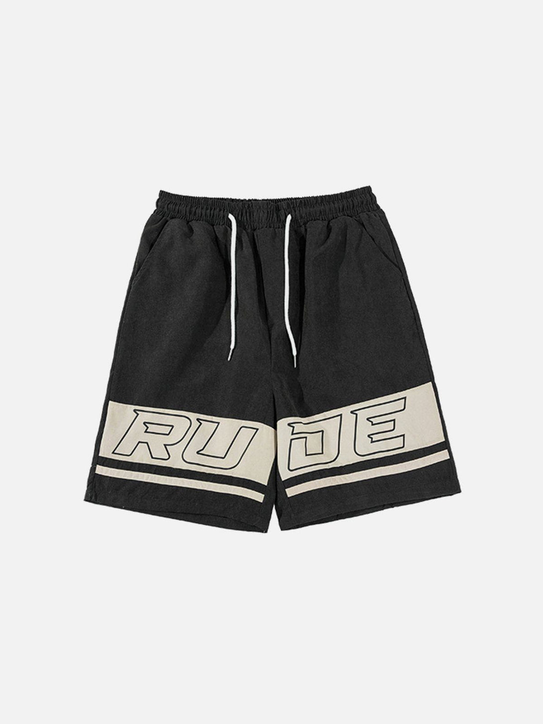 Majesda® - Letters Shorts outfit ideas streetwear fashion