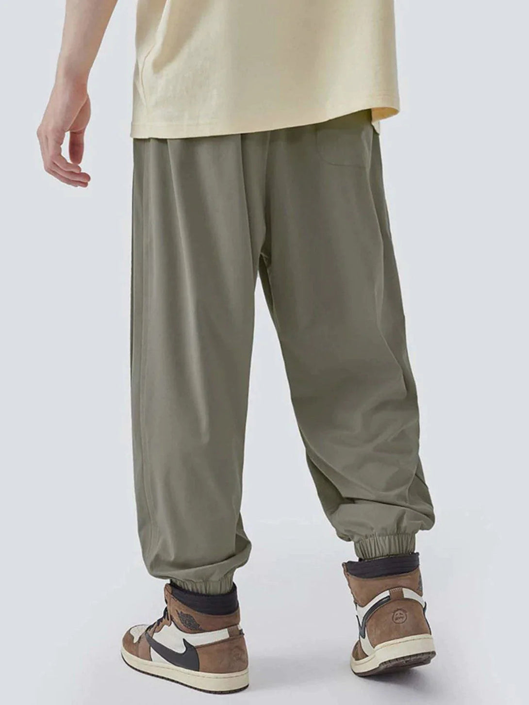 Majesda® - Loose Pleats Pants outfit ideas streetwear fashion