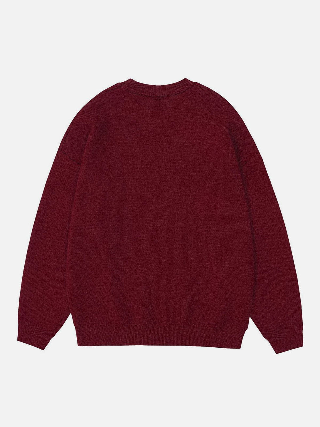 Majesda® - Lying Tiger Knit Sweater outfit ideas streetwear fashion