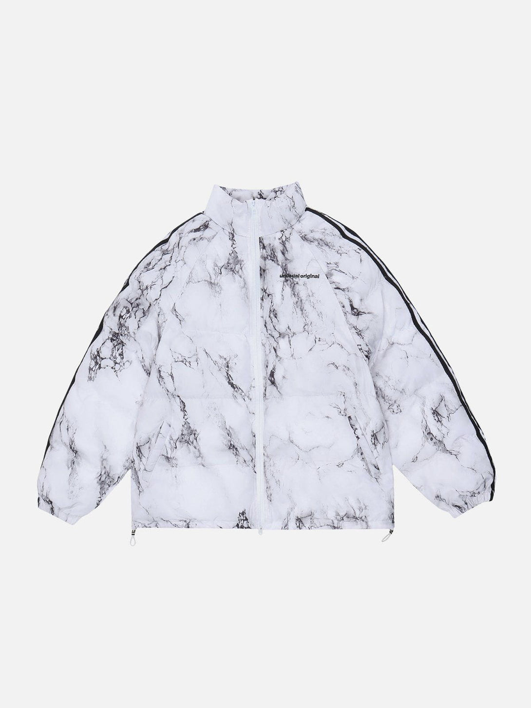 Majesda® - Marbled Smudge Gradient Winter Coat outfit ideas streetwear fashion