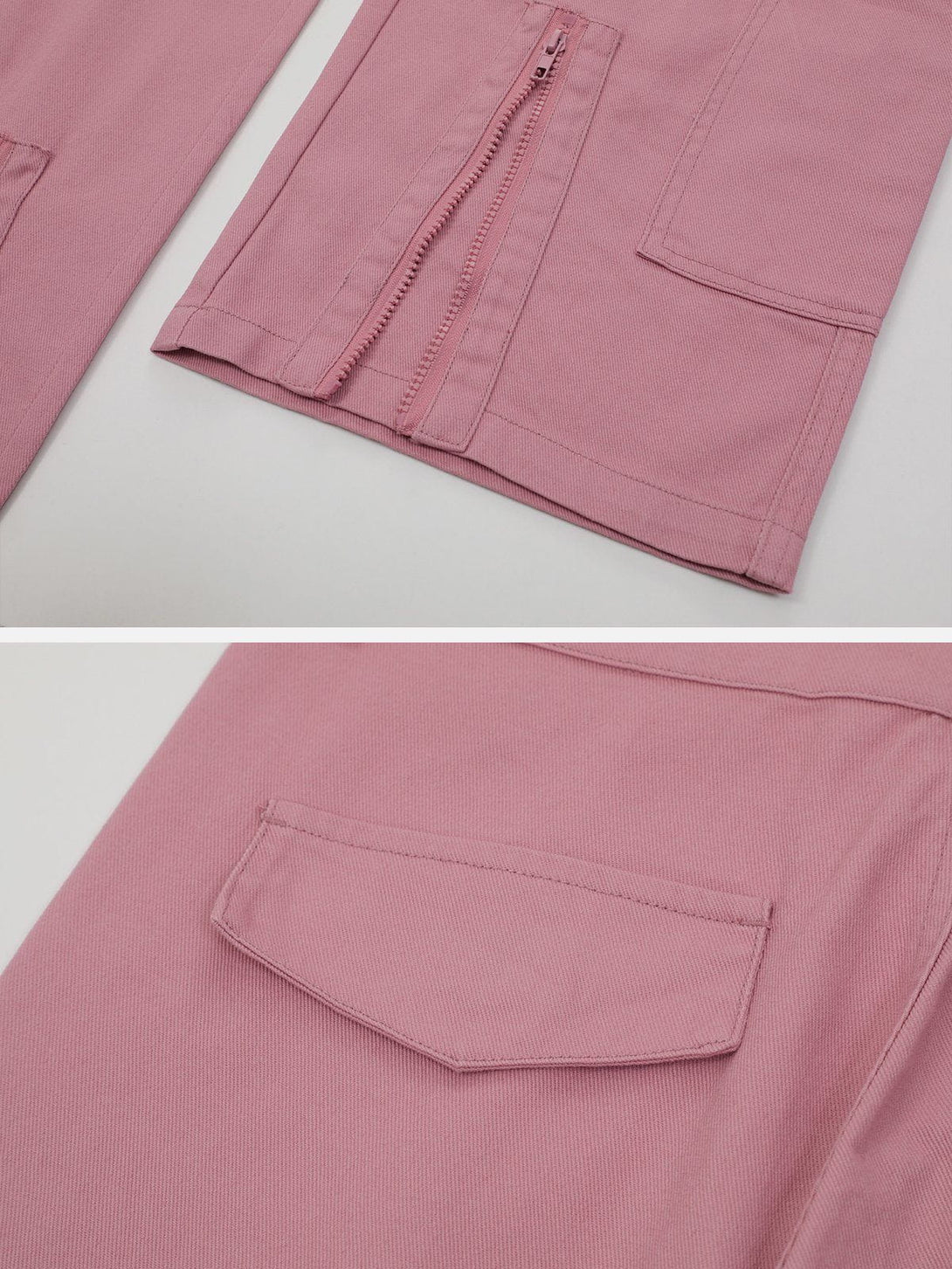Majesda® - Multi-Pocket Split Pants outfit ideas streetwear fashion