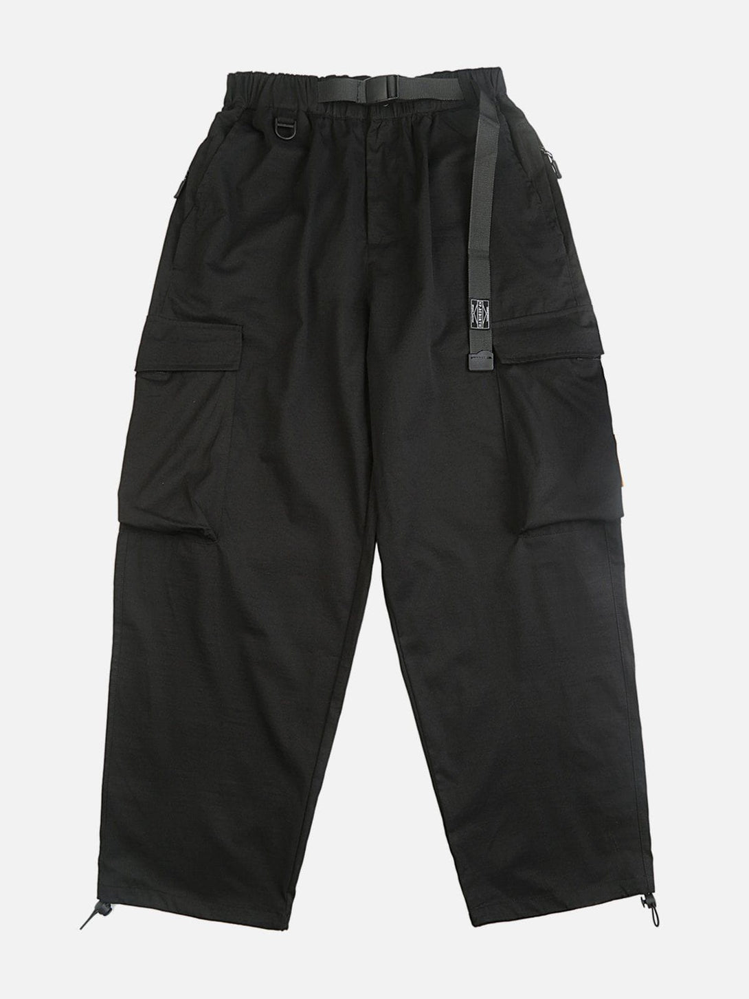 Majesda® - Multi-pocket Webbing Cargo Pants outfit ideas streetwear fashion