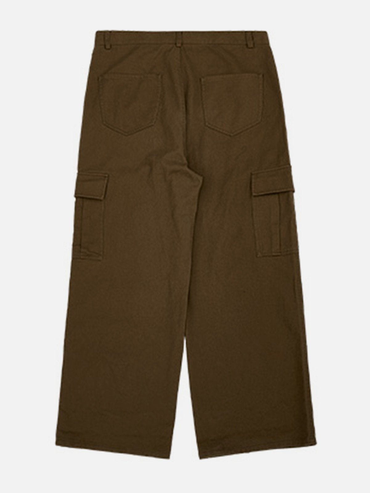 Majesda® - Multi-Pocket Wide Leg Cargo Pants outfit ideas streetwear fashion