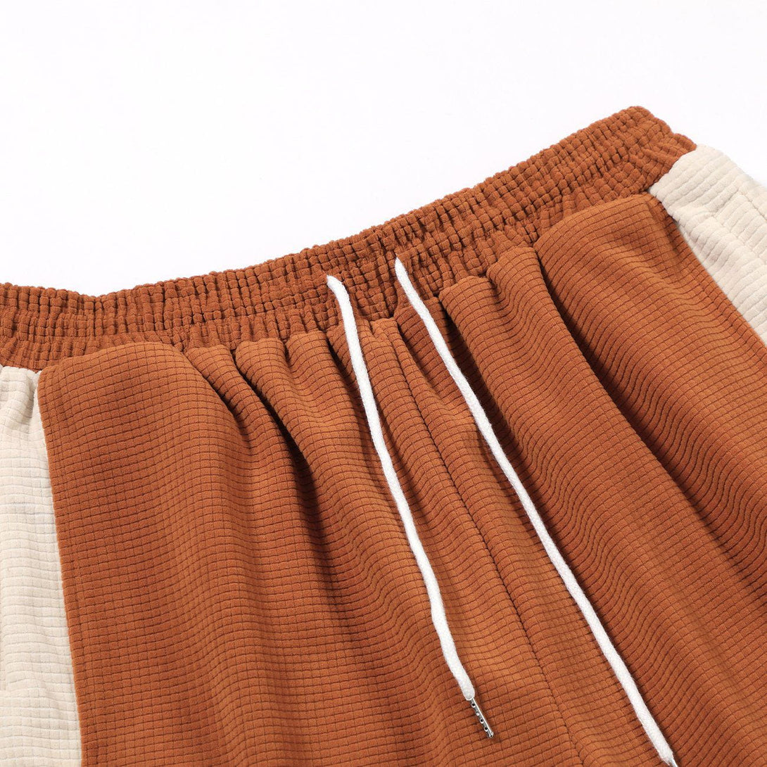 Majesda® - Patchwork Pocket Shorts outfit ideas streetwear fashion