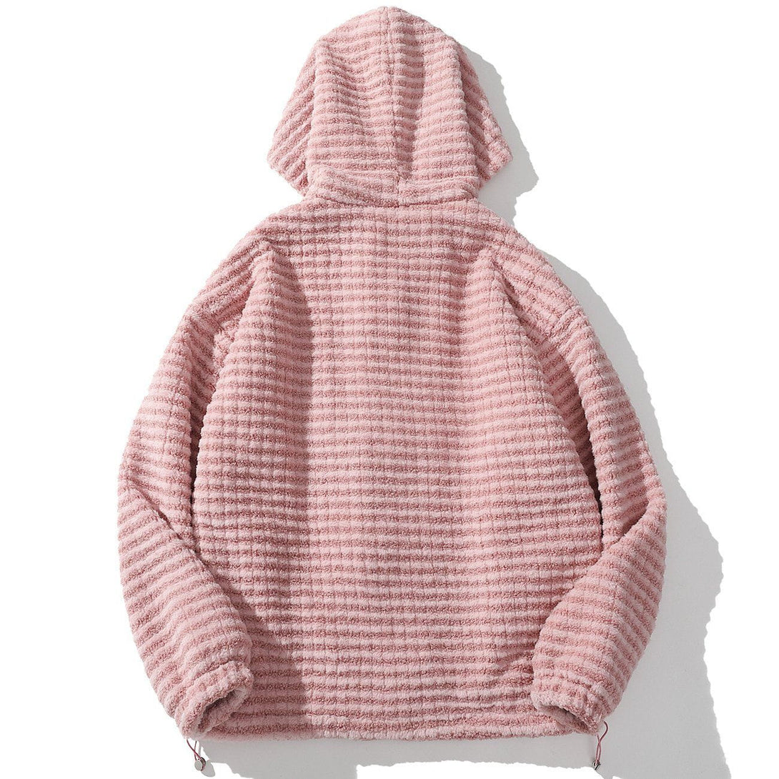 Majesda® - Pearl Disc Buckle Hood Winter Coat outfit ideas streetwear fashion