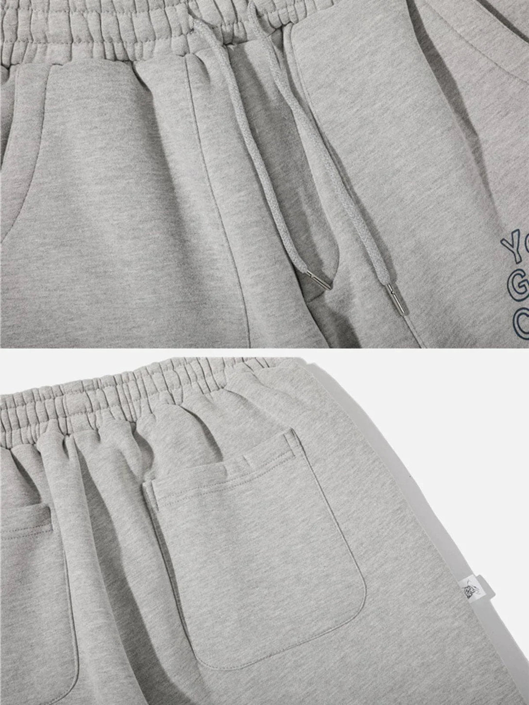 Majesda® - Printed Drawstring Pants outfit ideas streetwear fashion