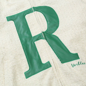 Majesda® - PU Letter Decorate Jacket outfit ideas, streetwear fashion - majesda.com