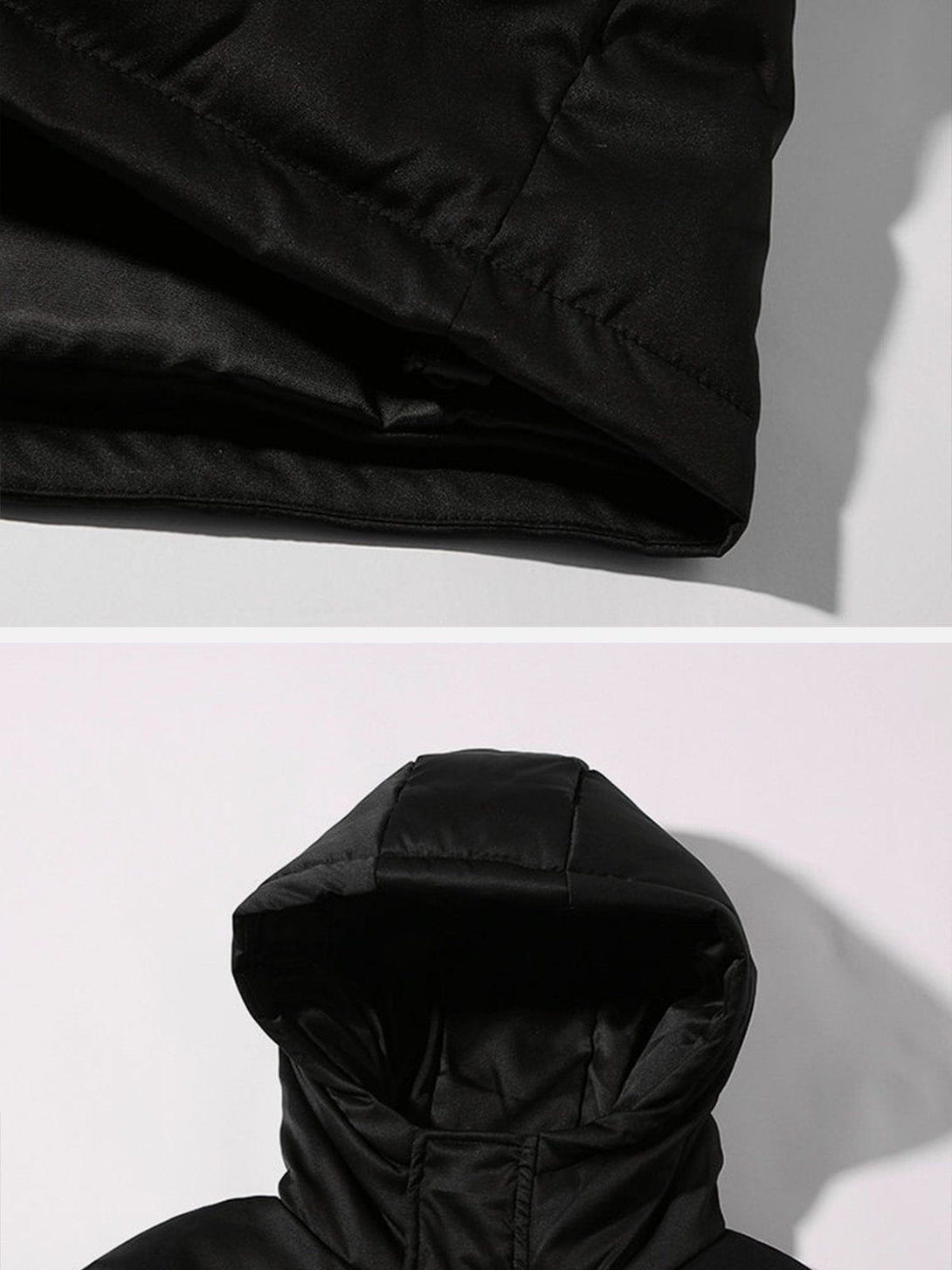 Majesda® - Simple Earth Print Winter Coat outfit ideas streetwear fashion