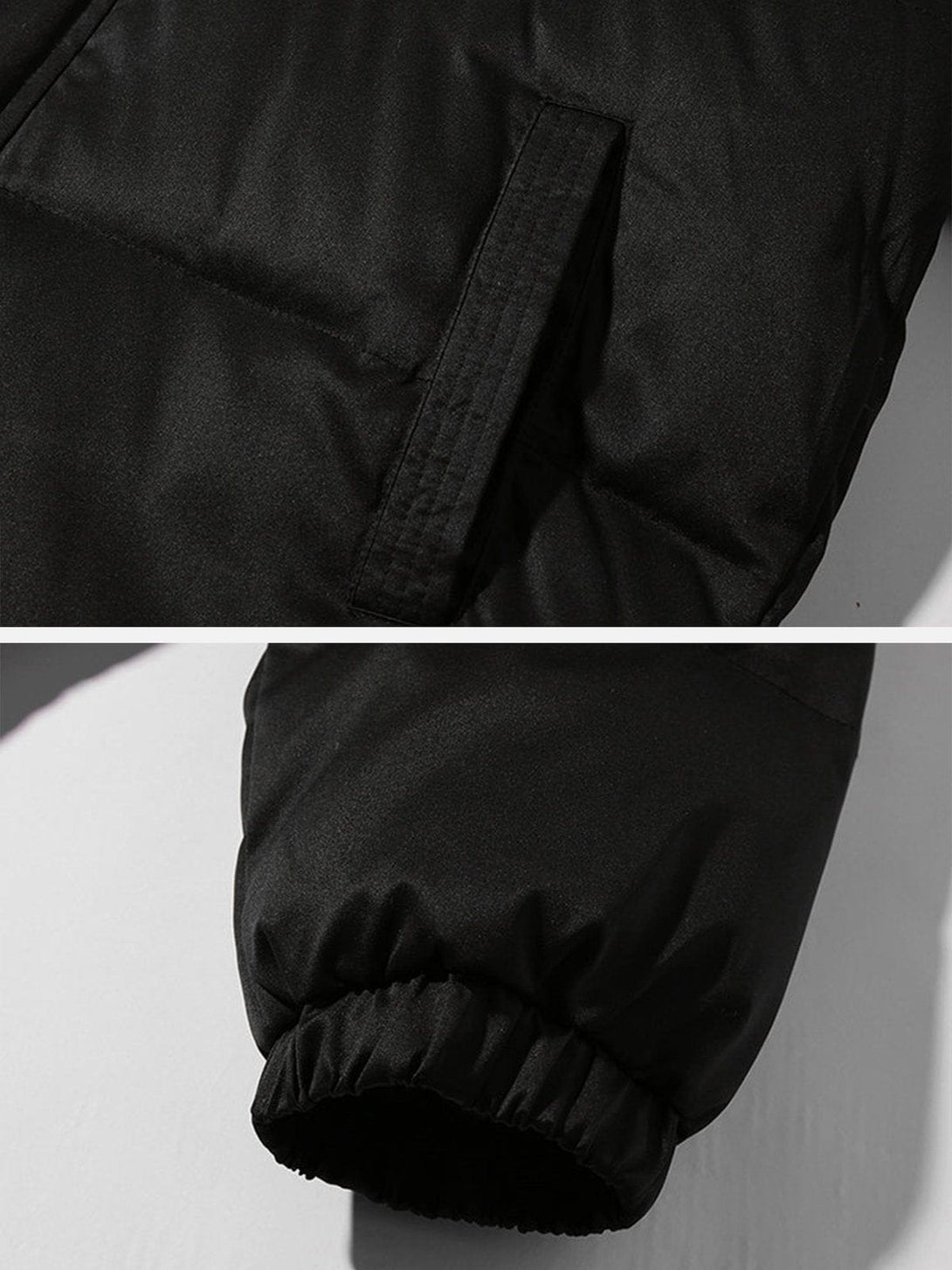 Majesda® - Simple Earth Print Winter Coat outfit ideas streetwear fashion