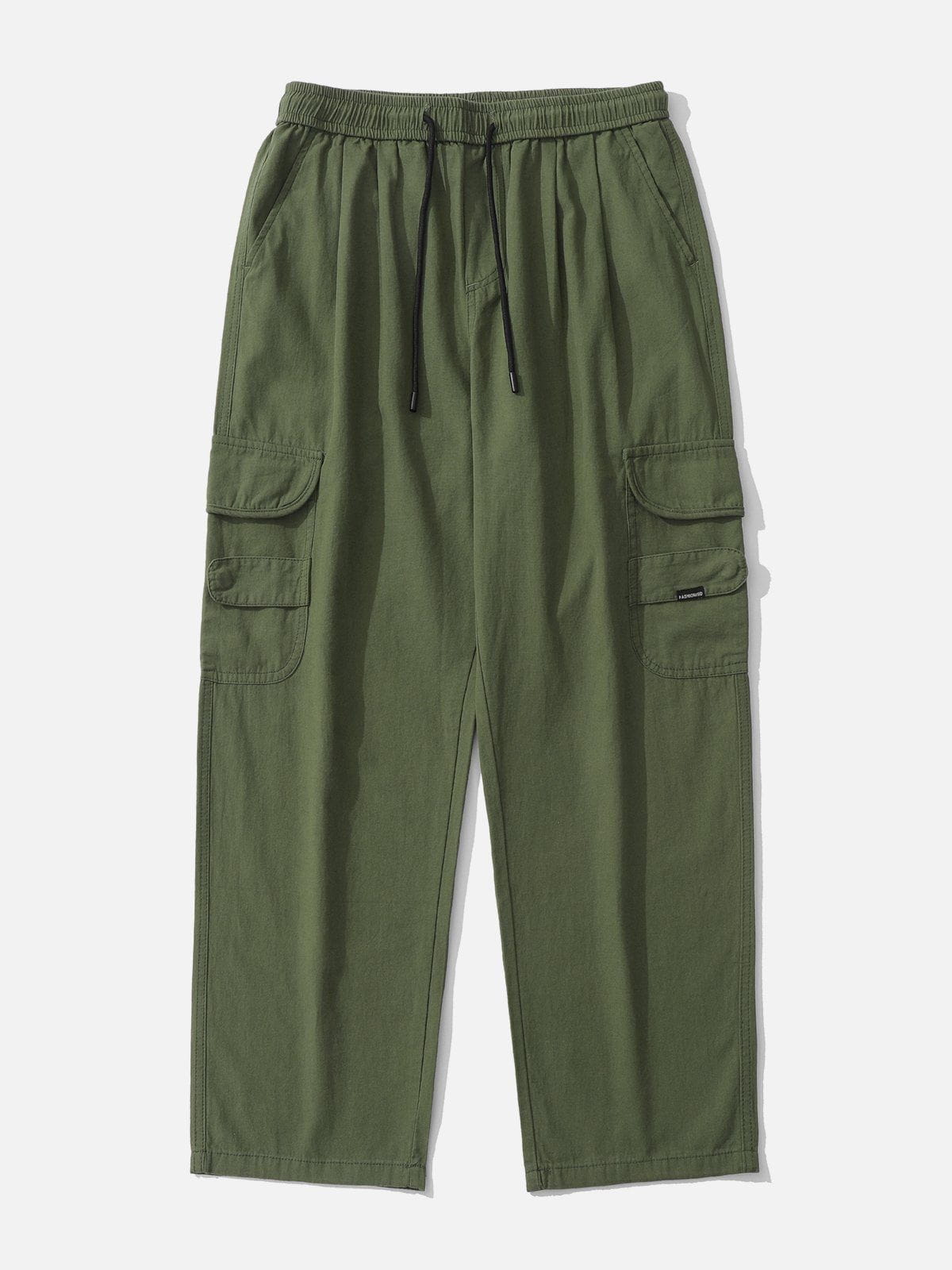 Majesda® - Solid Large Multi-Pocket Cargo Pants outfit ideas streetwear fashion