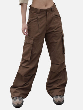 Majesda® - Solid Large Pocket Cargo Pants outfit ideas streetwear fashion