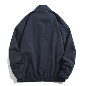 Majesda® - Solid Loose Jacket outfit ideas, streetwear fashion - majesda.com