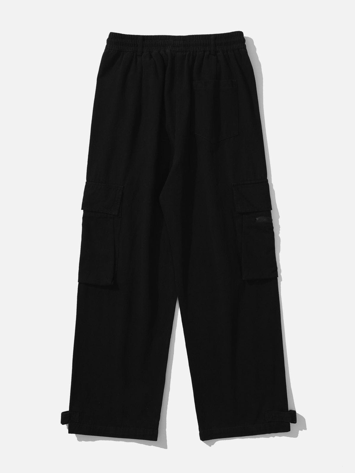 Majesda® - Solid Multi-Pocket Cargo Pants outfit ideas streetwear fashion