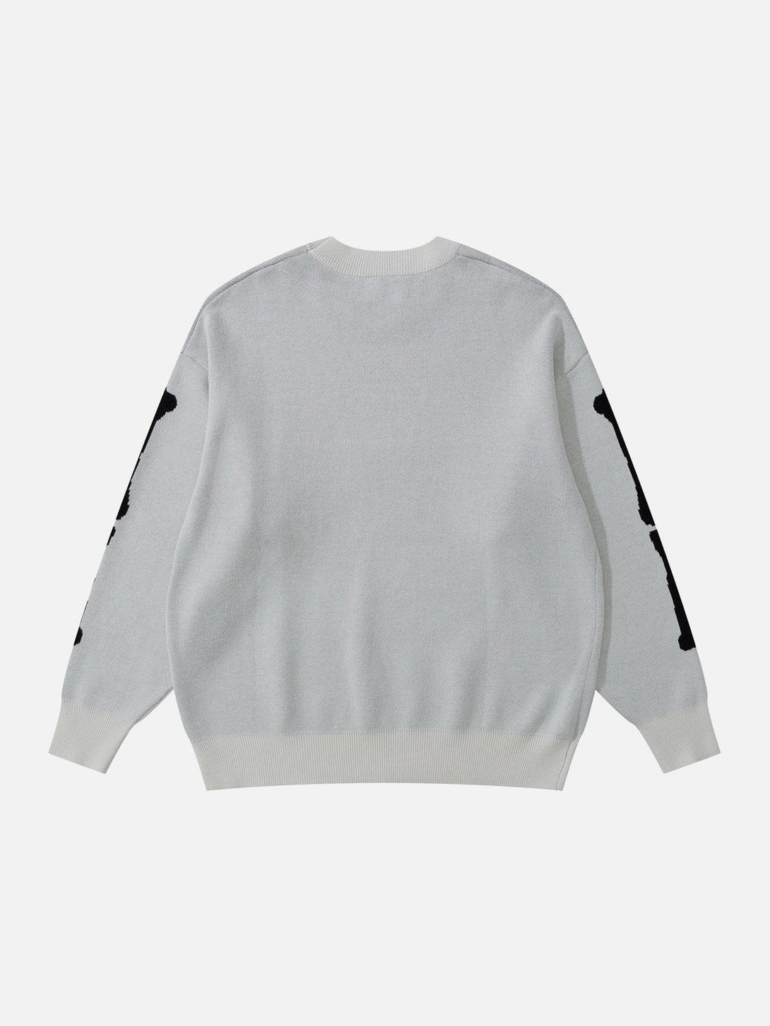 Majesda® - Spider Jacquard Sweater outfit ideas streetwear fashion