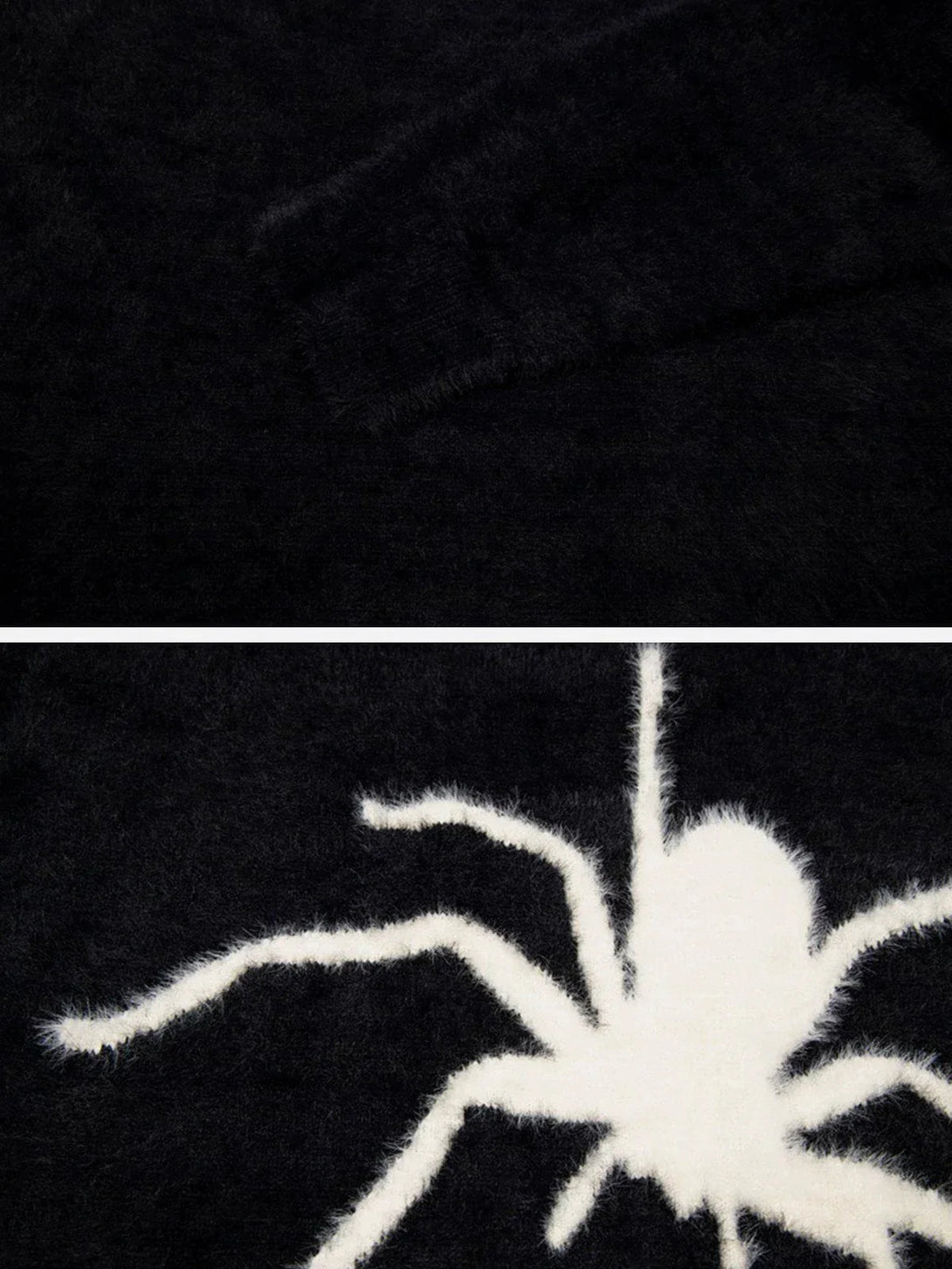 Majesda® - Spider Knit Mohair Sweater outfit ideas streetwear fashion