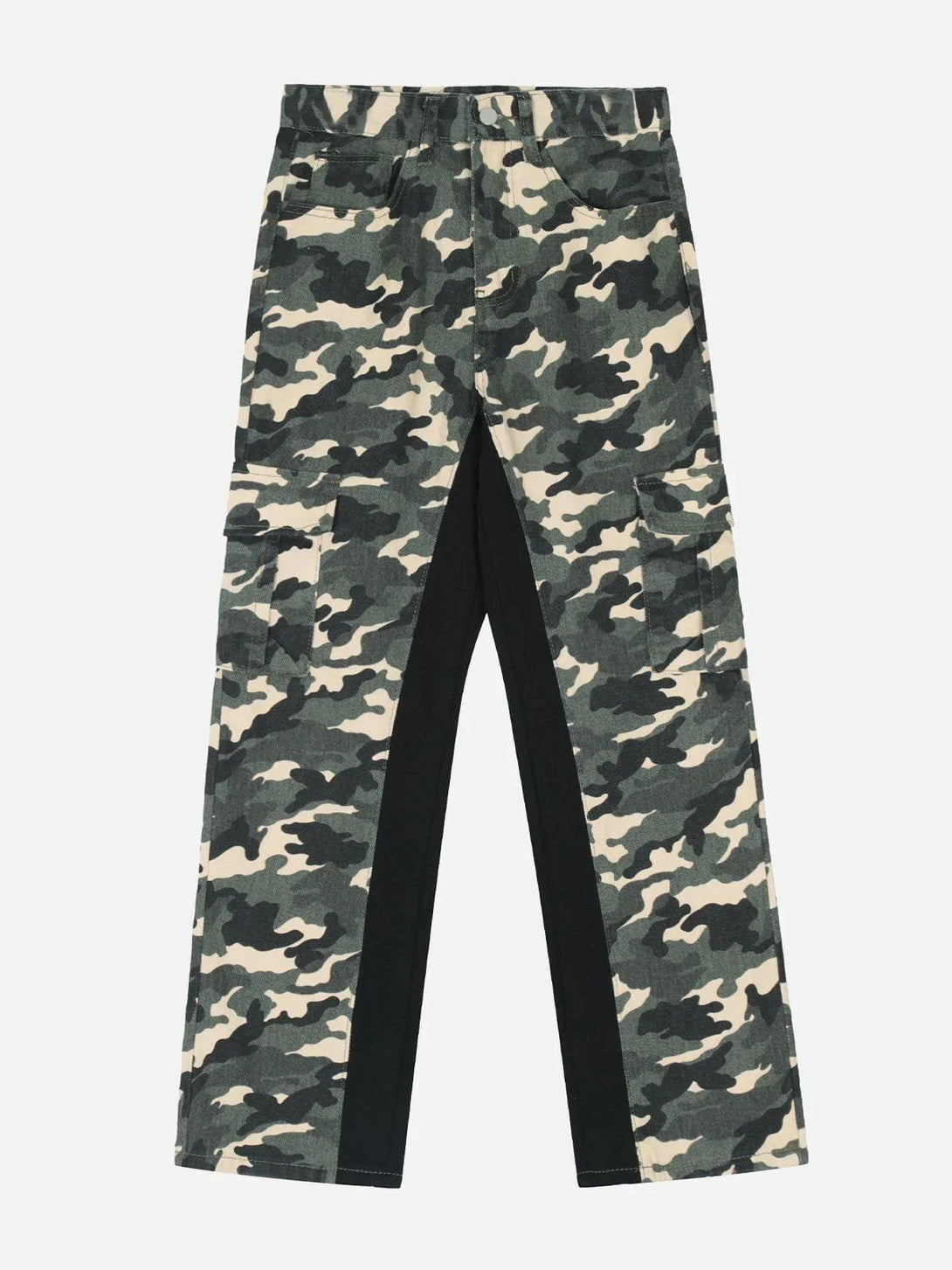 Majesda® - Splicing Camouflage Print Pants outfit ideas streetwear fashion