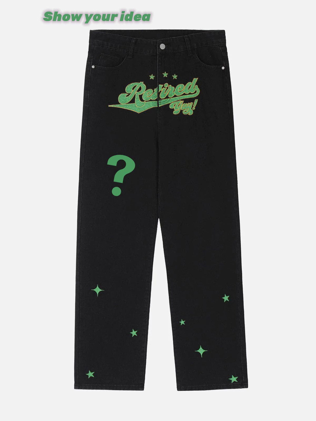 Majesda® - Star Graphic Pants outfit ideas streetwear fashion