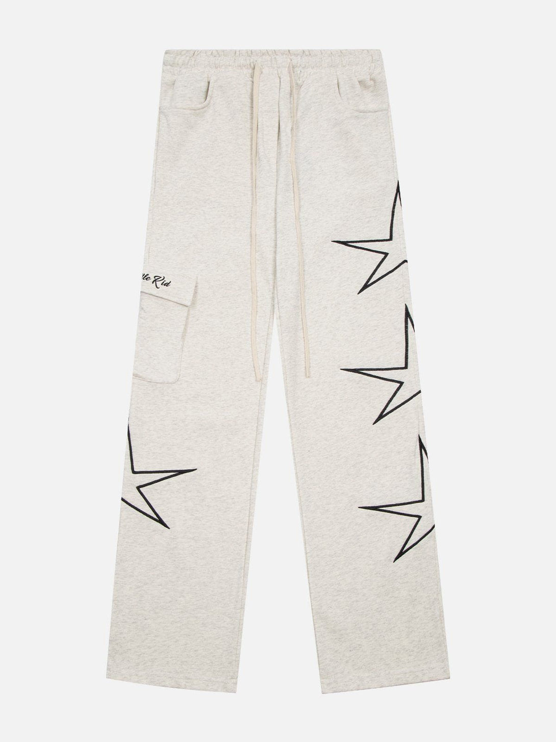 Majesda® - Star Print Sweatpants outfit ideas streetwear fashion