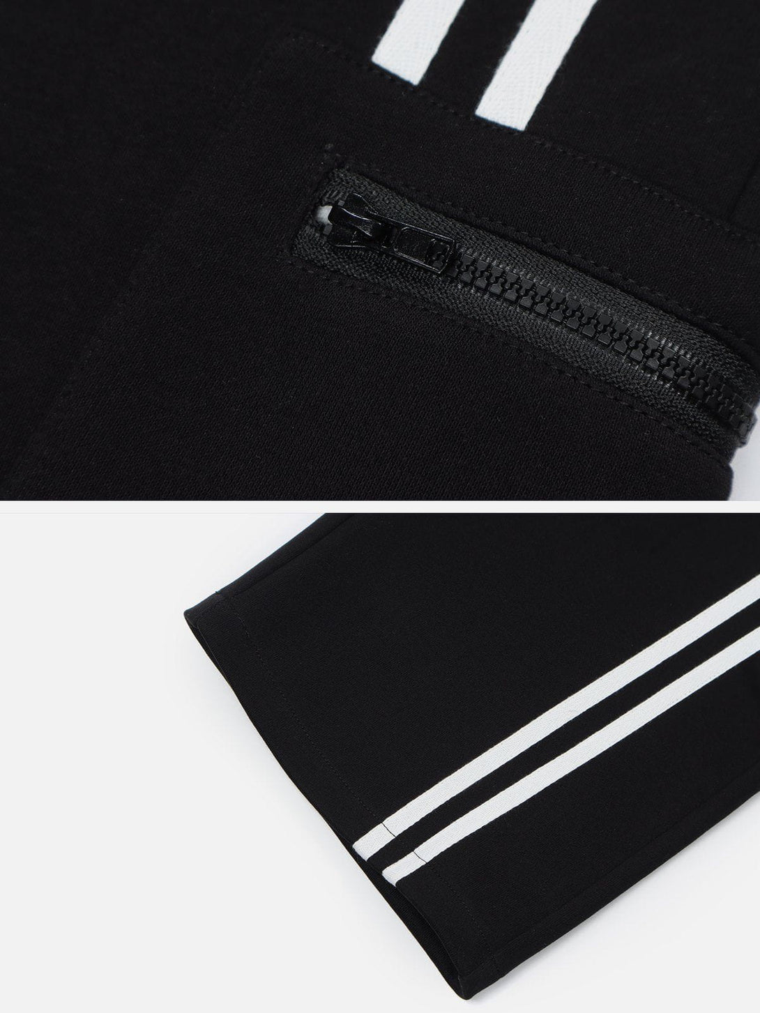 Majesda® - Striped Side Pockets Sweatpants outfit ideas streetwear fashion