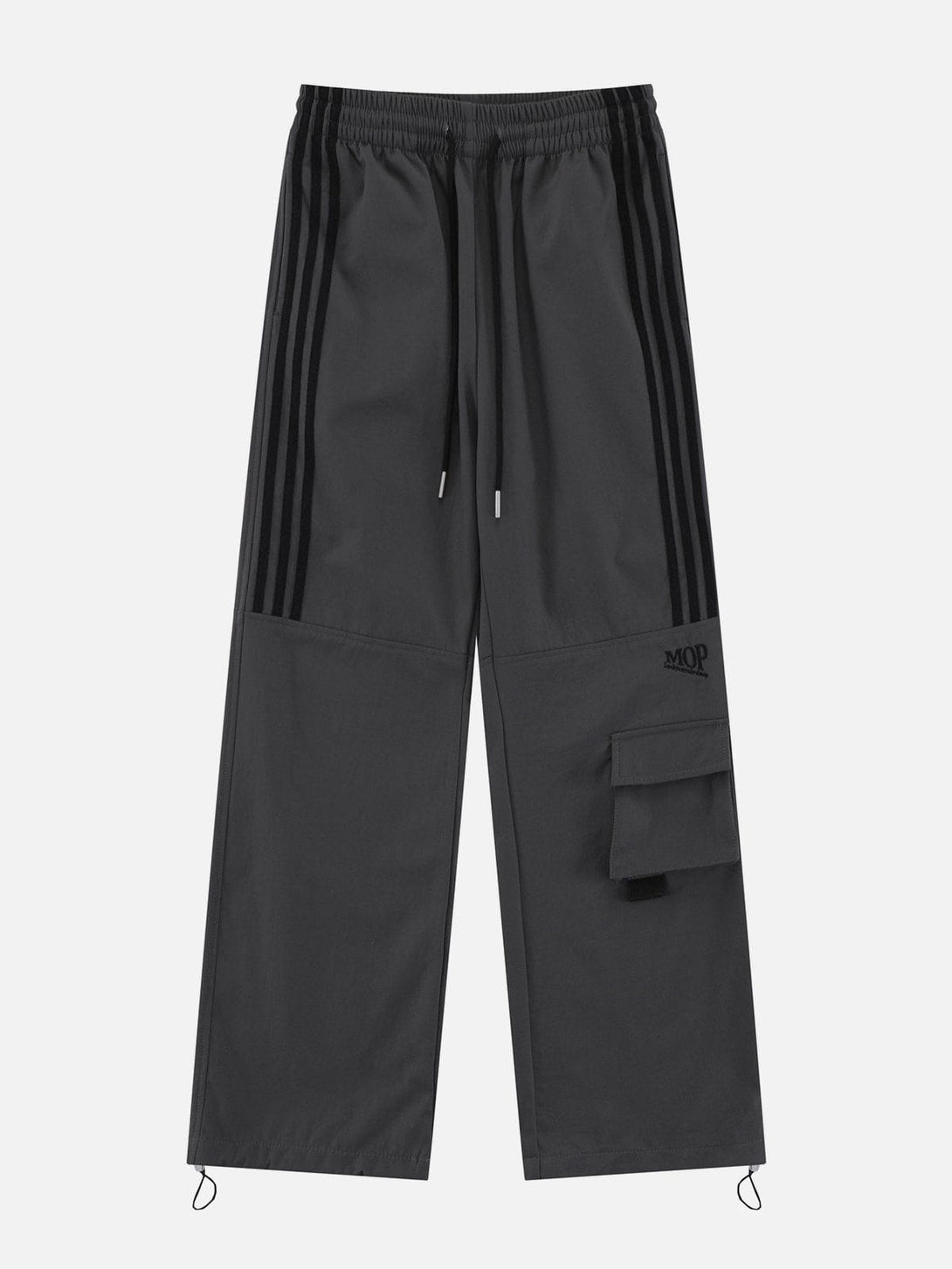 Majesda® - Tapered Leg Striped Sweatpants outfit ideas streetwear fashion