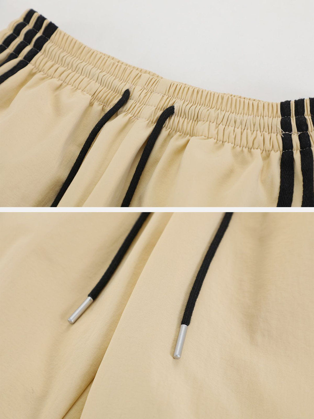 Majesda® - Tapered Leg Striped Sweatpants outfit ideas streetwear fashion