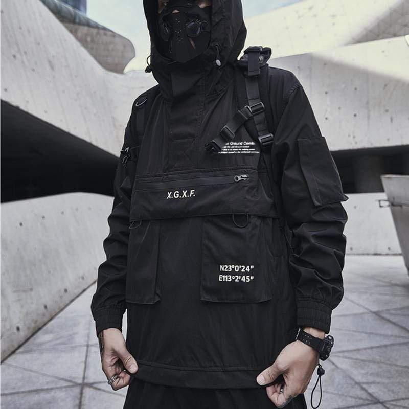 Majesda® - Techwear "Ambushers" Combat Jacket outfit ideas, streetwear fashion - majesda.com