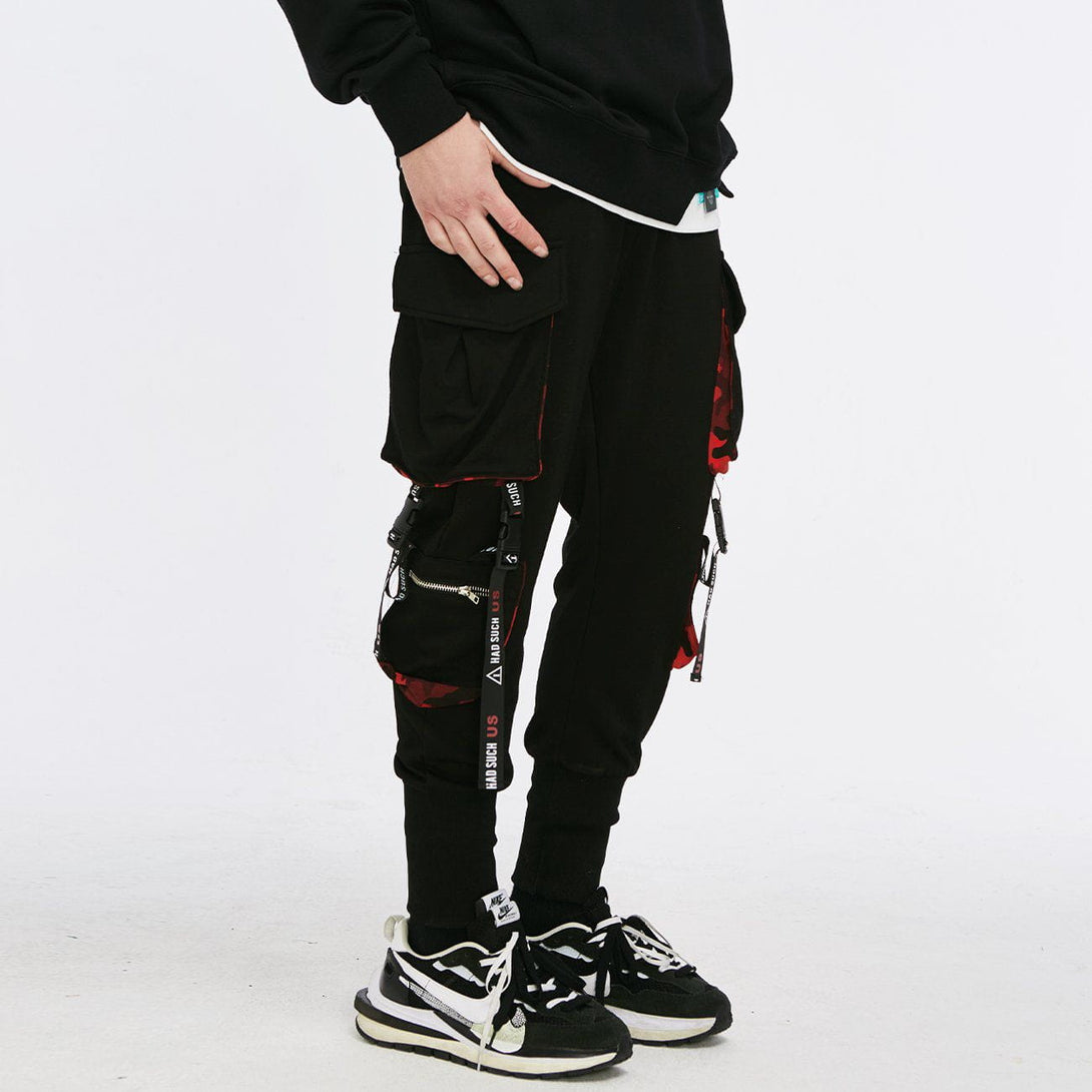 Majesda® - Techwear "HAD" Joggers outfit ideas streetwear fashion