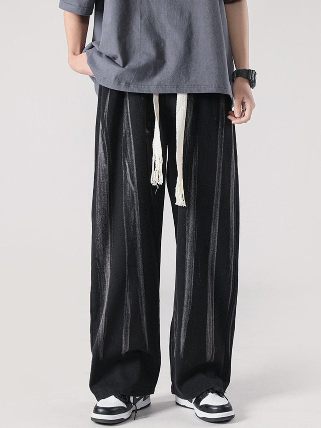 Majesda® - Tie-Dye Drawstring Pants outfit ideas streetwear fashion