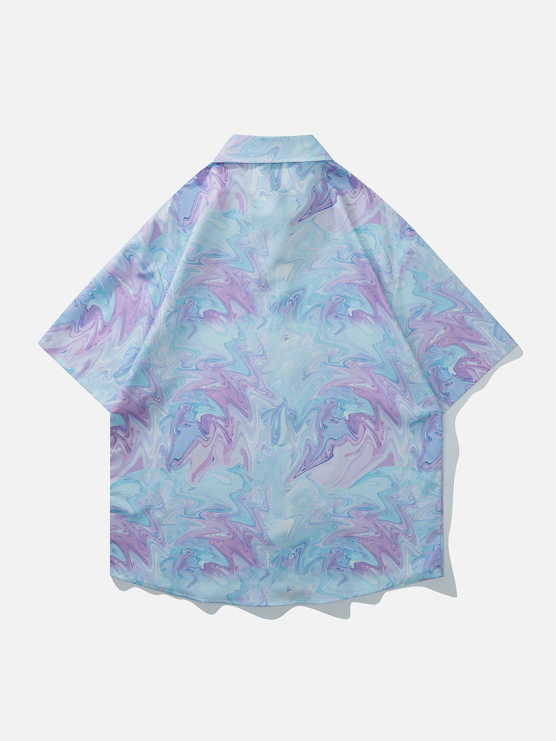 Majesda® - Tie Dye Gradient Short Sleeve Shirt outfit ideas streetwear fashion