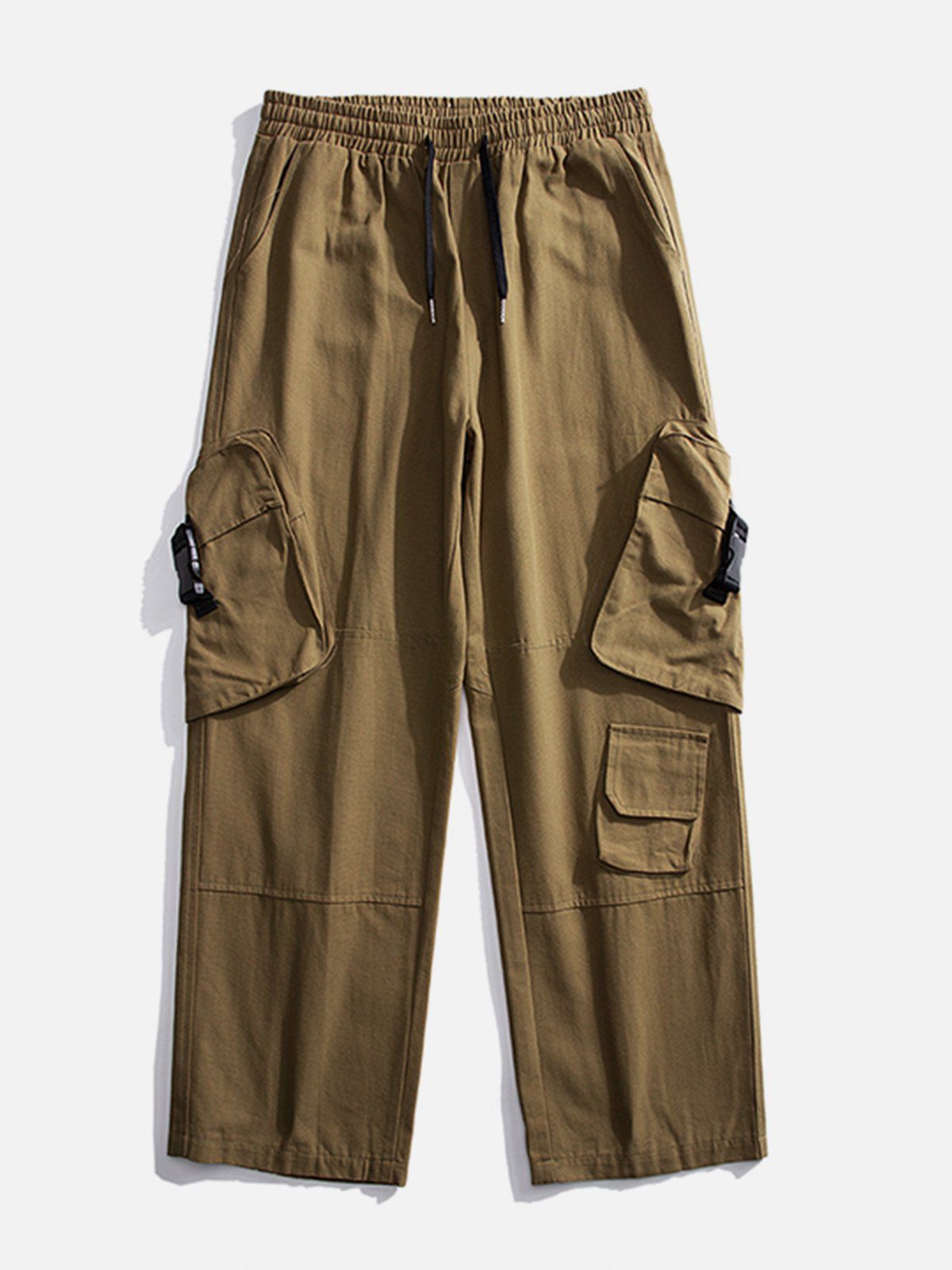 Majesda® - Tilt Bag Buckle Pocket Cargo Pants outfit ideas streetwear fashion