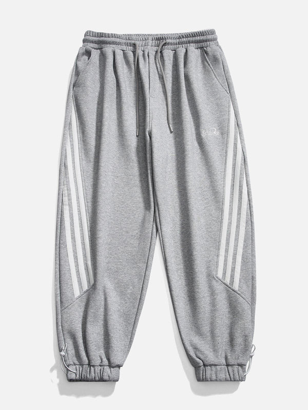 Majesda® - Tilt Stripe Sweatpants outfit ideas streetwear fashion