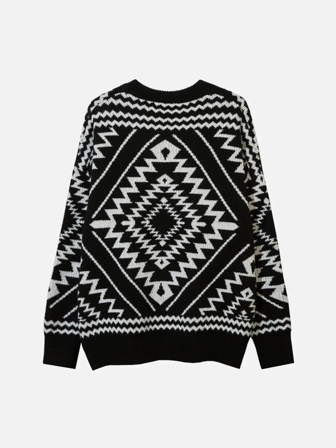 Majesda® - Totem Graphic Sweater outfit ideas streetwear fashion