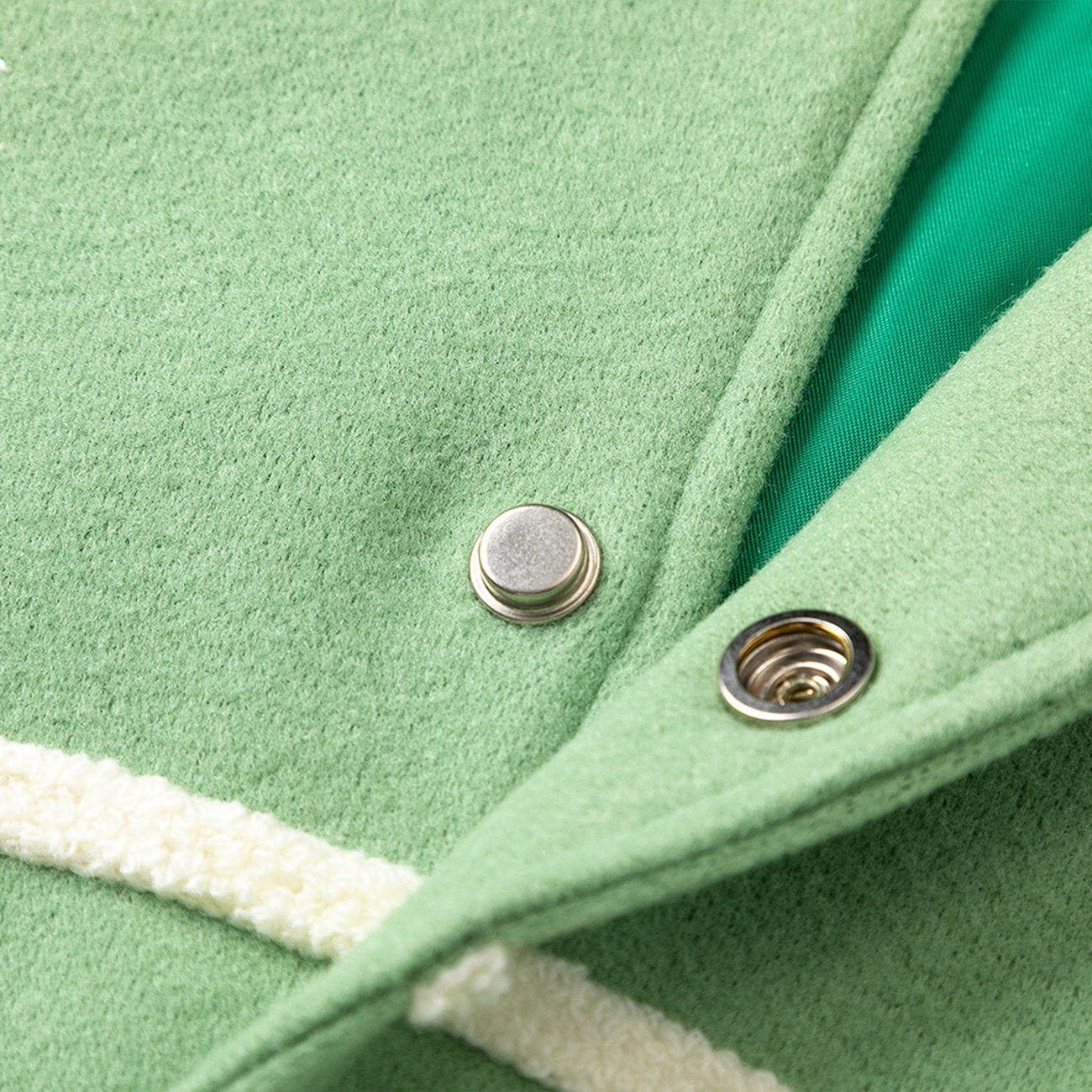 Majesda® - Towel Embroidered Letters Varsity Jacket outfit ideas, streetwear fashion - majesda.com