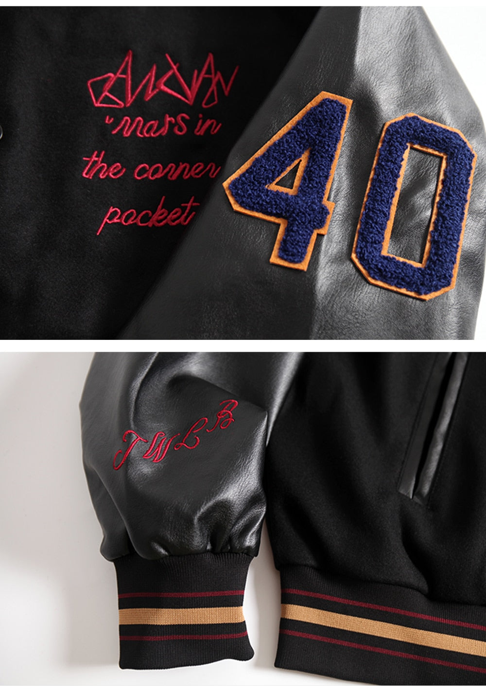 Majesda® - TWLB Baseball Jacket outfit ideas, streetwear fashion - majesda.com