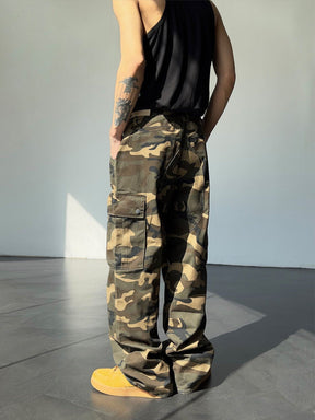 Majesda® - Vintage Camouflage Cargo Pants outfit ideas streetwear fashion