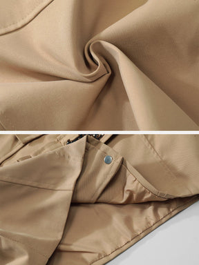 Majesda® - Vintage Cutout Cropped Jacket outfit ideas, streetwear fashion - majesda.com
