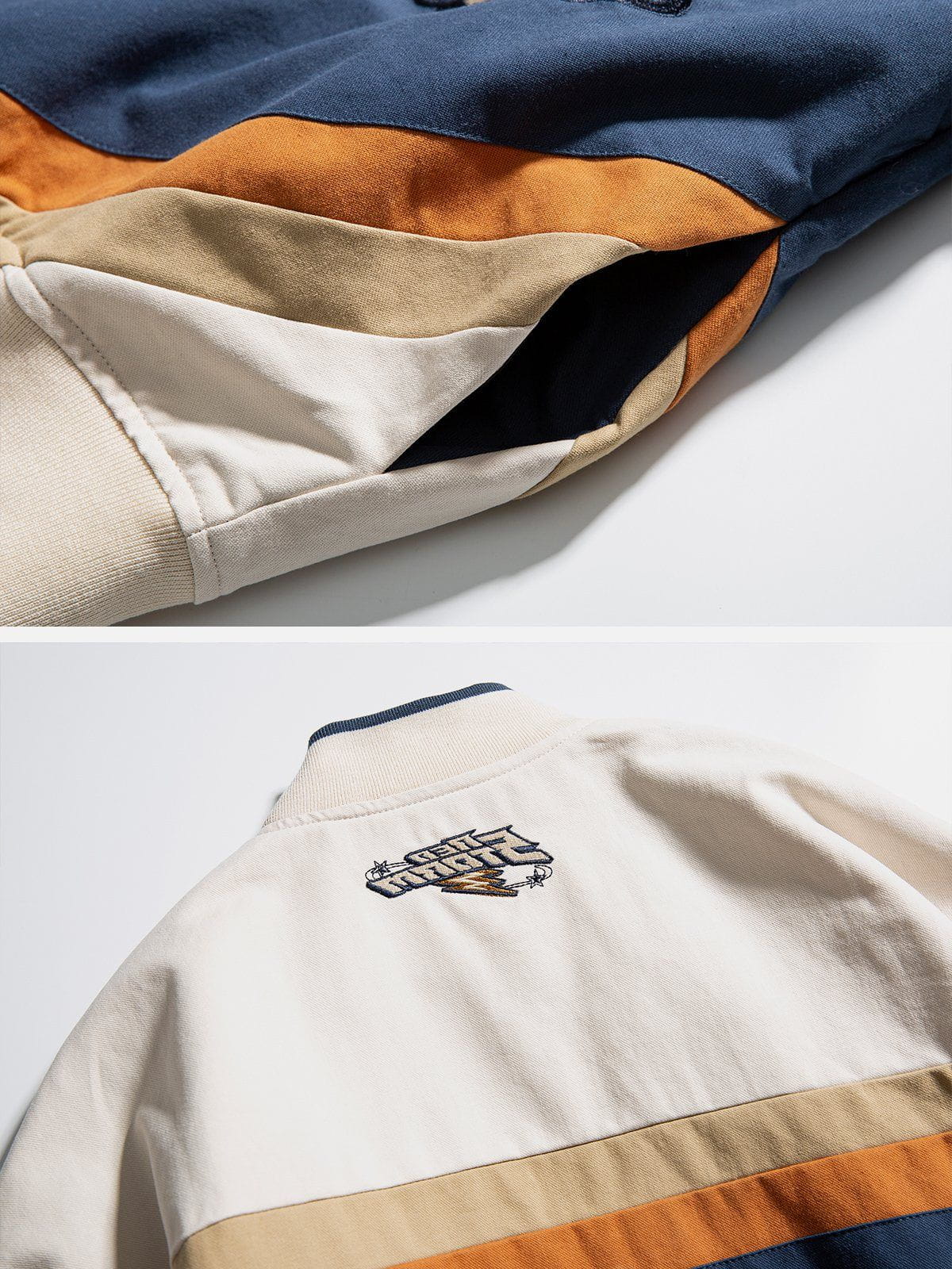 Majesda® - Vintage Embroidered Motorcycle Jacket outfit ideas, streetwear fashion - majesda.com