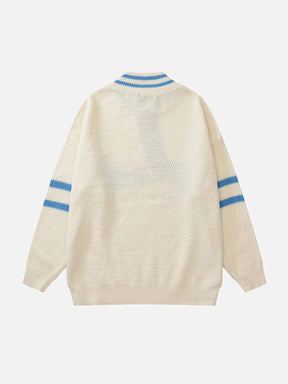 Majesda® - Vintage Half-Zip Sweater outfit ideas streetwear fashion