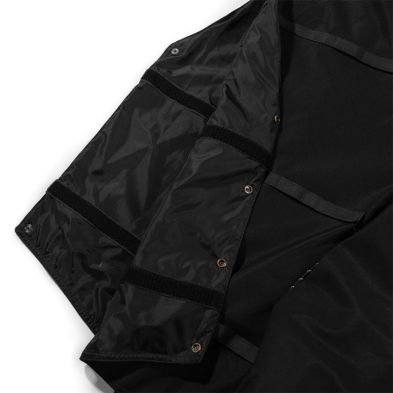 Majesda® - Vintage Punk Jacket Splicing Hit Color outfit ideas, streetwear fashion - majesda.com