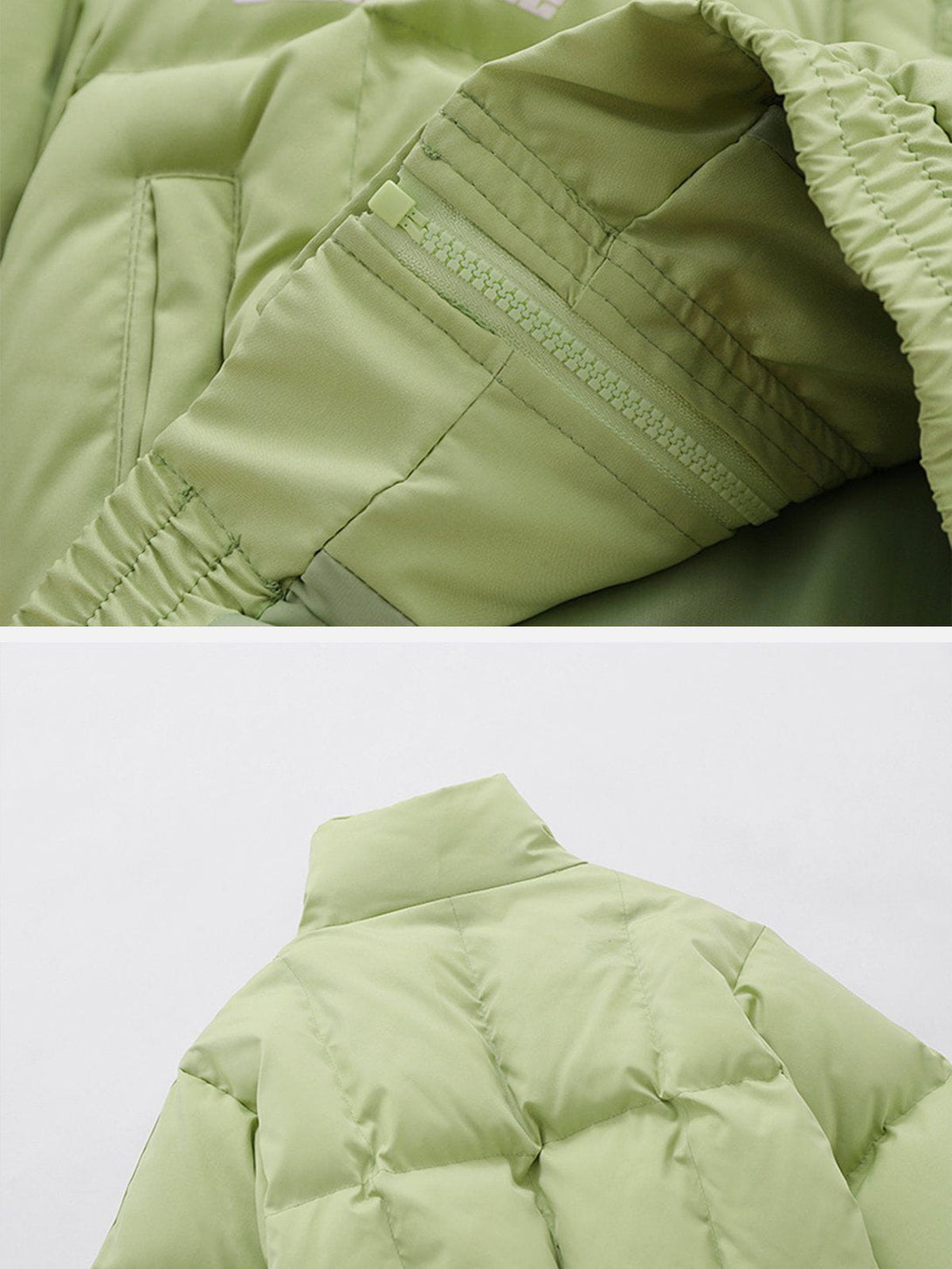 Majesda® - Vintage Simple Letter Print Winter Coat outfit ideas, streetwear fashion - majesda.com