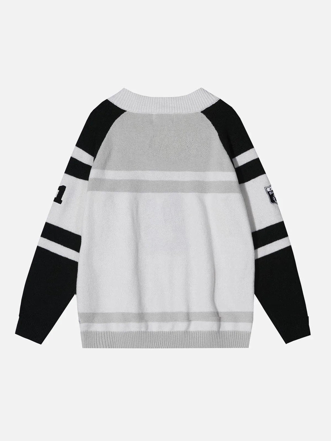 Majesda® - Vintage V-neck Sweater outfit ideas streetwear fashion