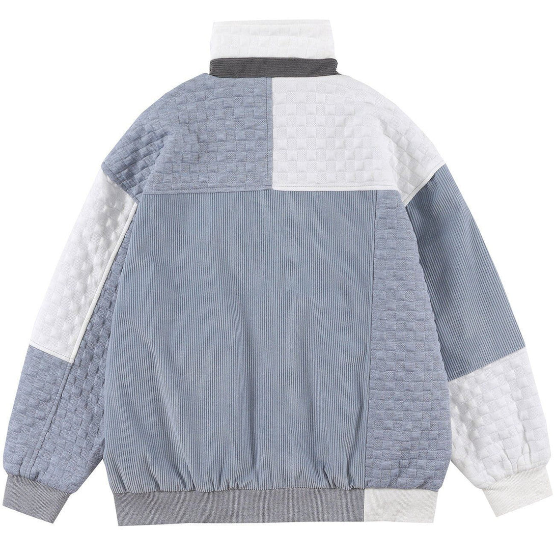 Majesda® - Waffle Panel Jacket outfit ideas, streetwear fashion - majesda.com